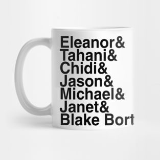 The Good Place Helvetica List Mug